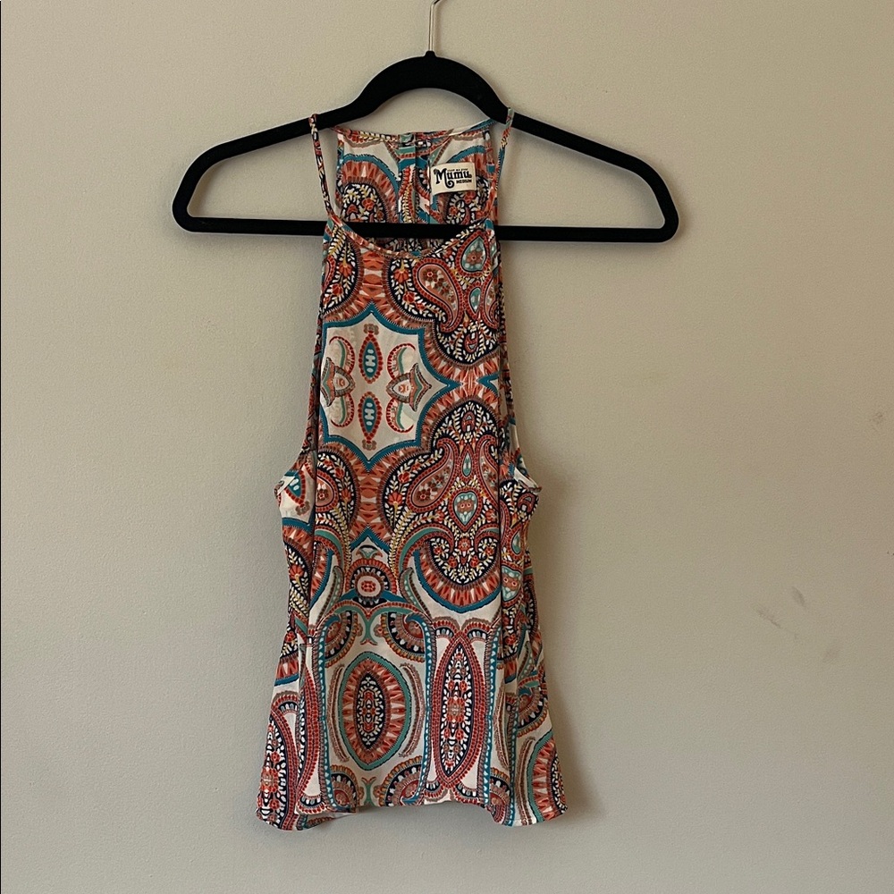 Show Me Your MuMu Multicolor Paisley Top